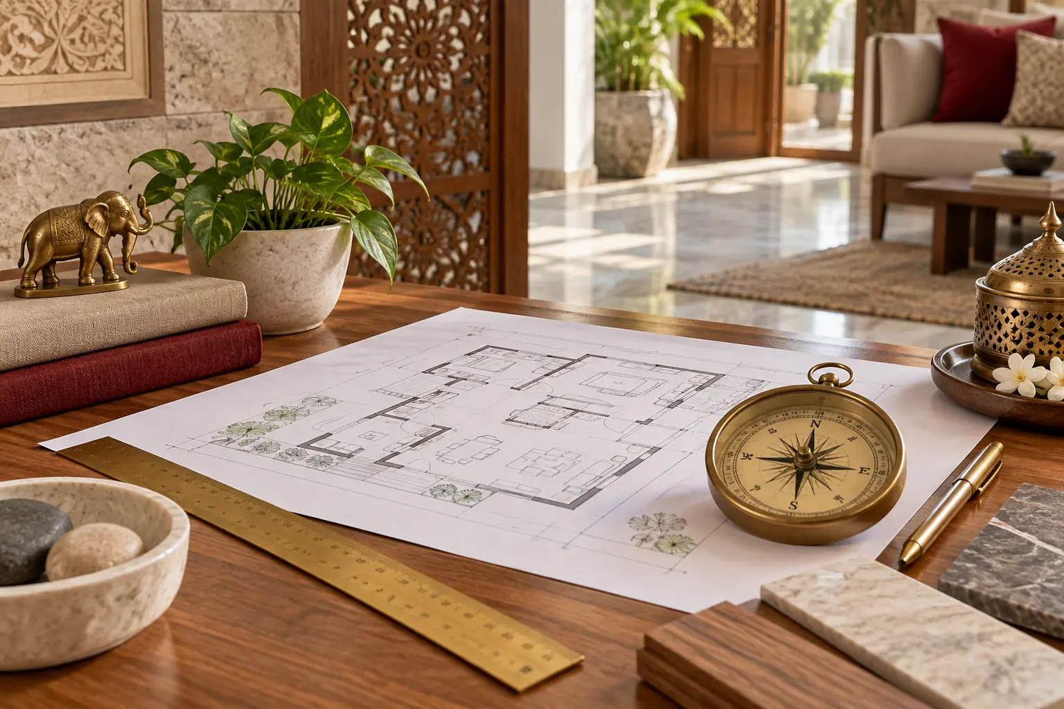 A Practical Checklist Before a Vastu Review editorial illustration